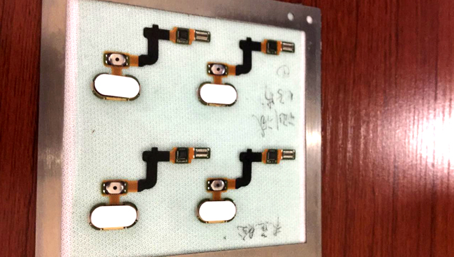 隆盛順指紋識別點膠方案